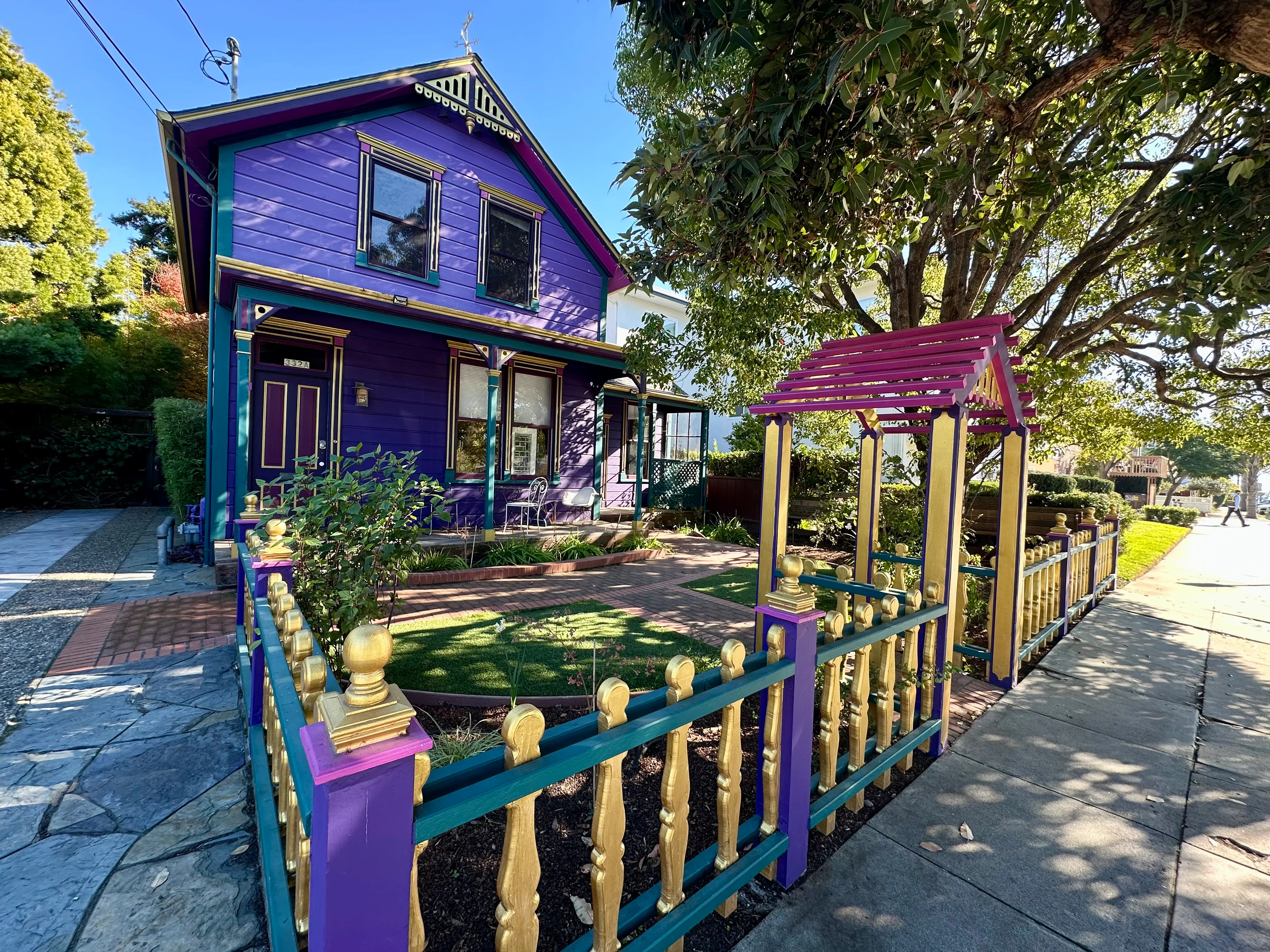 Victorian homes on Beach Hill, Santa Cruz