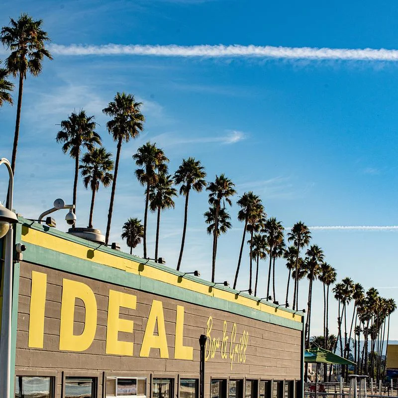 Ideal Bar and Grill at the foot of the Santa Cruz Wharf