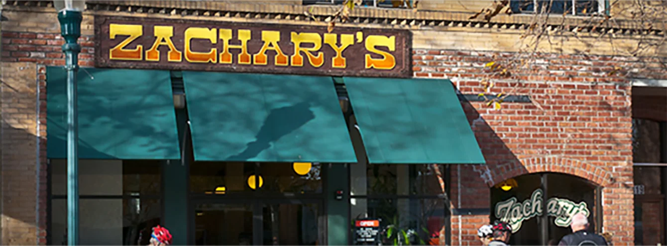 Zachary's restaurant on Pacific Avenue, Santa Cruz